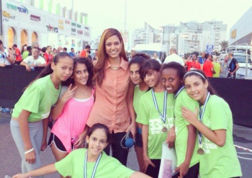 Lital Shemesh as Editor of Israeli's largest youth magazine